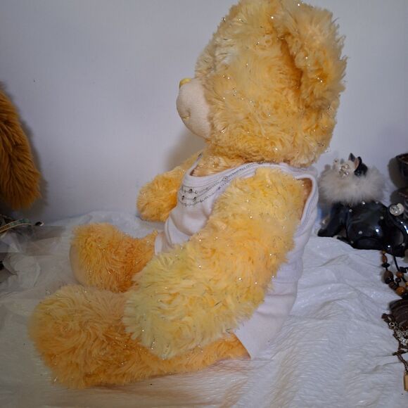 Build-A-Bear Workshop Gem of a Friend Topaz Teddy With Tag and Card - Picture 8 of 14
